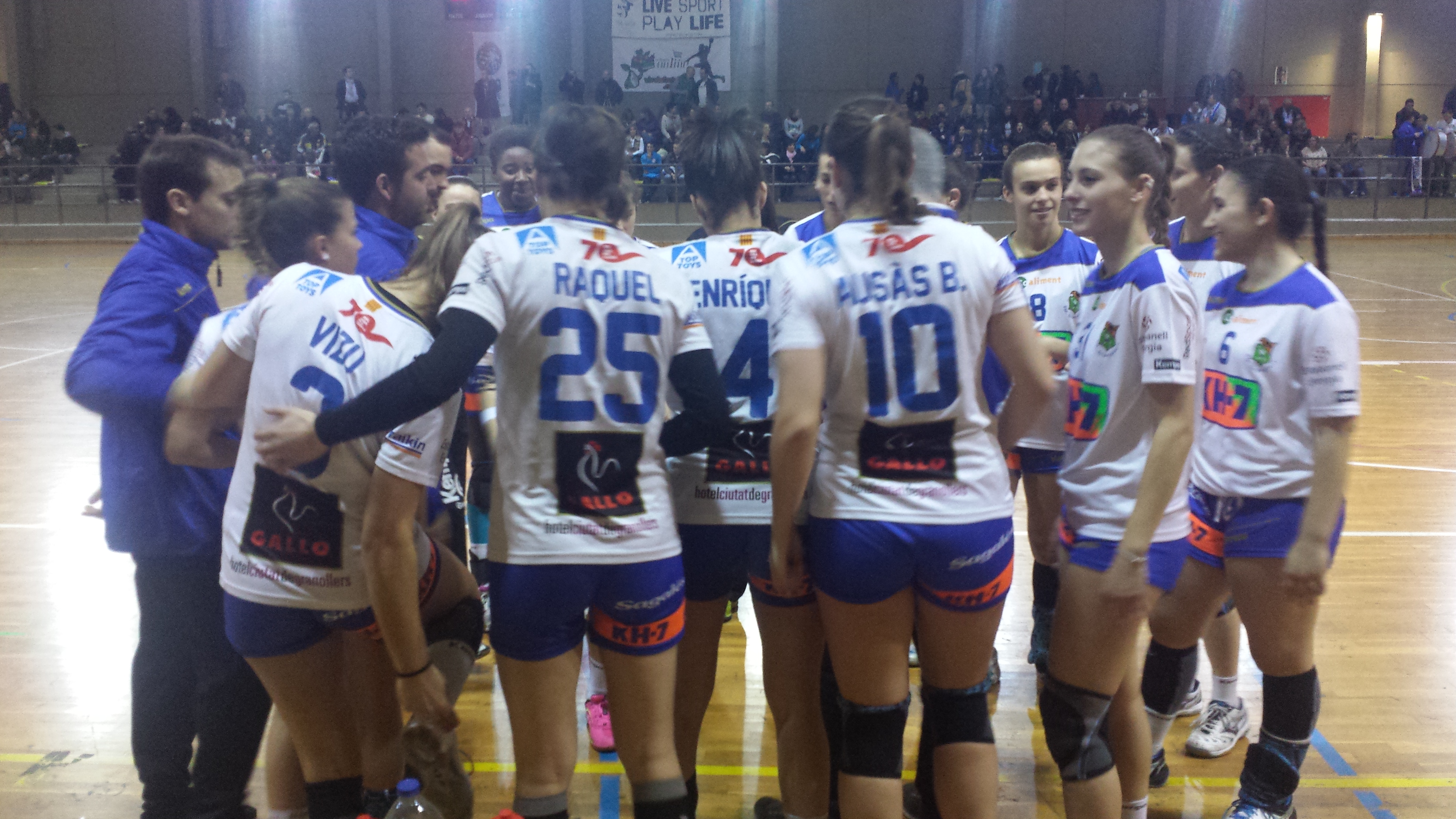 El KH-7 BM Granollers abans del partit